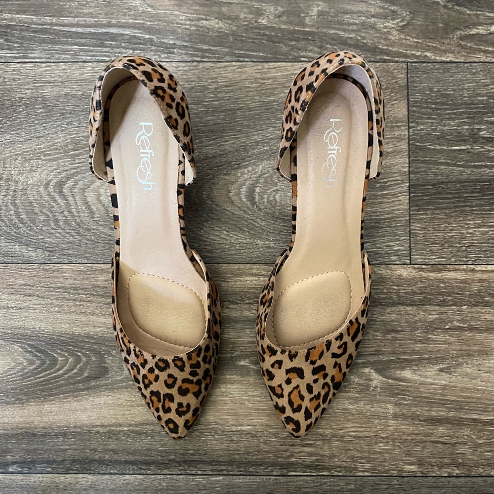Cheetah print heels
